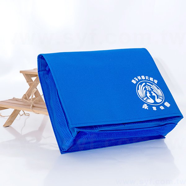 學校中書包-20x6單面單色印刷-特多龍材質製作-學校紀念品防水書包推薦